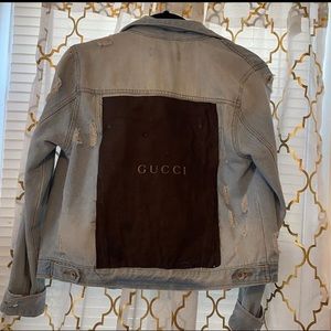 Gucci authentic dust bag denim jacket